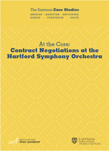 At the Core: Contract Negotiations at the Hartford Symphony Orchestra