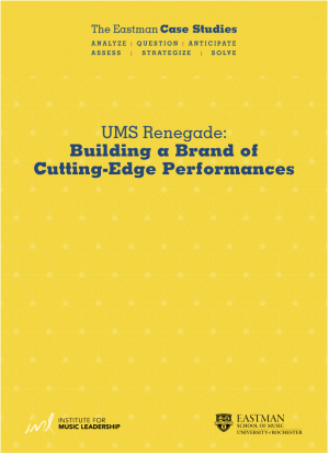 UMS Renegade: Building a Brand of Cutting-Edge Performances