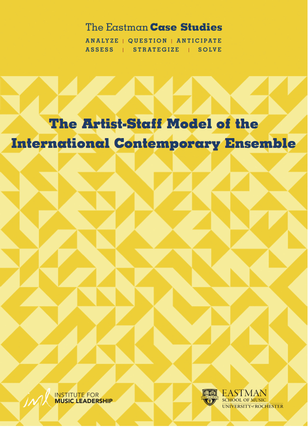 The Artist-Staff Model of the International Contemporary Ensemble