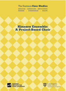Kinnara Ensemble: A Project-Based Choir