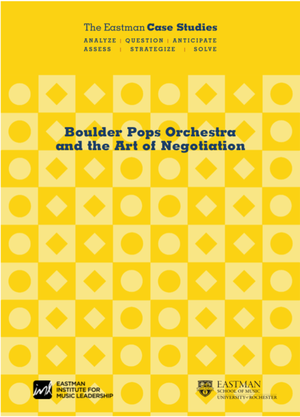 Boulder Pops Orchestra and the Art of Negotiation