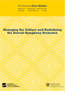 Changing the Culture and Redefining the Detroit Symphony Orchestra