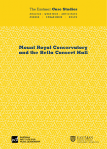 Mount Royal Conservatory and the Bella Concert Hall