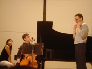 Me in a masterclass with Tom Landschoot (ASU) in 2009. 