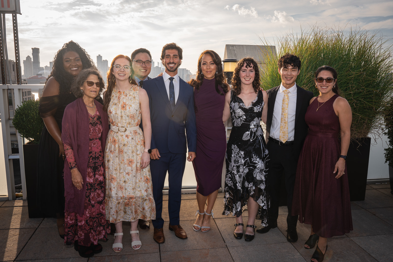 Zachary Costello and the CAG staff at their annual Fall Gala.